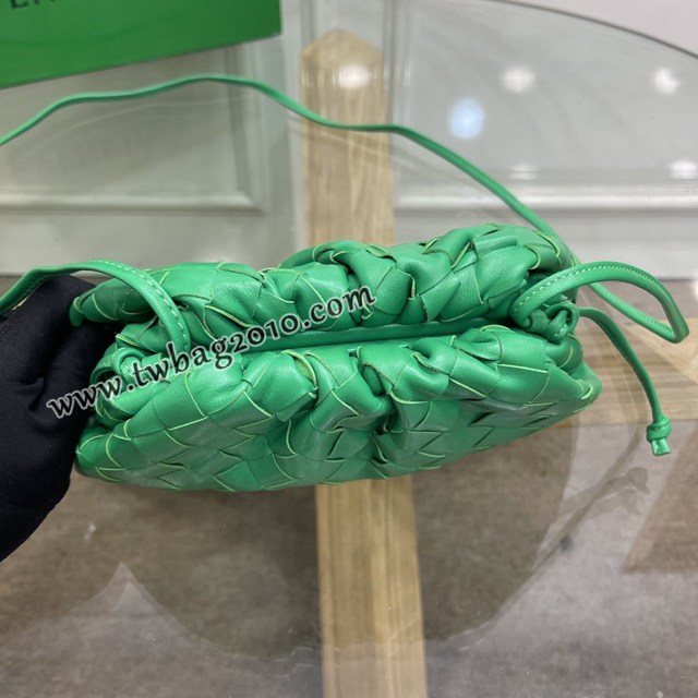 Bottega veneta高端女包 98061 寶緹嘉升級版小號編織雲朵包 BV經典款純手工編織羔羊皮女包  gxz1254